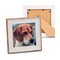 UILB Wooden 5x5 Square Picture Frames with Acrylic -Set of 2- Wall Mount & Table top Display Photo Frames Decor, Great for Baby Pictures, Weddings, Portraits,Christmas gifts